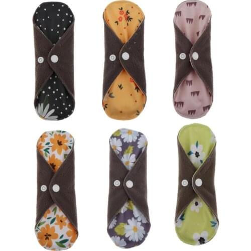 Night Use Reusable Menstrual Pads Sanitary Napkin for Heavy Flow Large Size Breathable Women Panti Cloth Pads Lining Waterproof