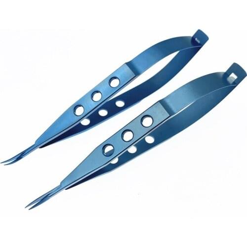New Titanium Iris Scissors Curved ophthalmic surgical instrument