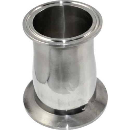 1pcs 76mm to 102mm 76-102mm 3" To 4" 3-4" 304 316 Stainless Steel 304SS 316SS Sanitary Tri Clamp Ferrule Welding Style Reducer