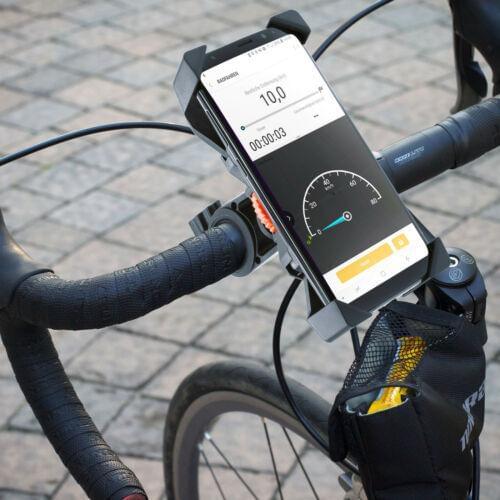 Vertical Phone Stand 360 Degree Rotatable Universal Bicycle Mount Holder Handlebar Mobile Phone Smartphone Stand