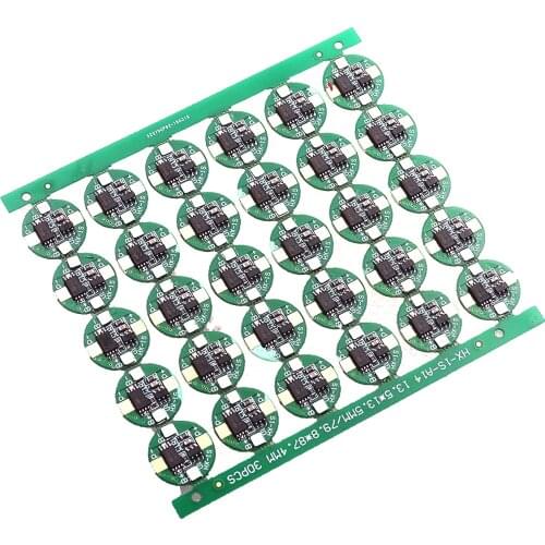 1PCS 3.7V 1S 18650 Lithium Battery Protection Board PCB 2.5A li-ion BMS PCM with Overcharge and Over Discharge Protection