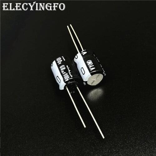 10Pcs/100Pcs 68uF 100V NICHICON VY Series 10x12.5mm Wide Temperature Range 100V68uF Aluminum Electrolytic Capacitor