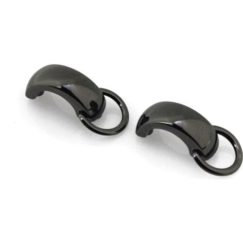 2pcs Fashion Metal Arch Bridge With Screws Bag Side Hang Buckle for DIY Handbag Bag Purse Hardware Closure Bag Parts Accessories