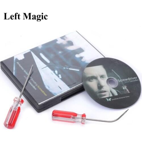 Alchemist: Screw Driver (2 Gimmicks And Dvd) - Magic Tricks For Adults,Stage Magic Illusions,Magic Show Kit
