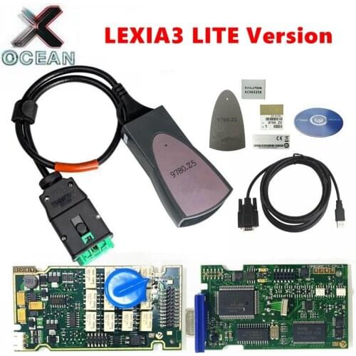 New Diagbox V9.91 V9.68 V7.83 Lexia3 Lexia 3 V48 Diagnostic Tool Lexia-3 PP2000 Diagnostic Connector For Citroen For Peugeot