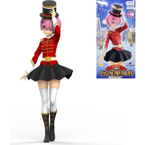 21cm Anime Figure Re:Life In A Different World From Zero Ram Nutcracker Action Figure Model Doll Decoration Toy Birthday Gift