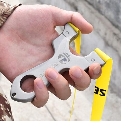 Boys Toy High Precision Powerful Outdoor Hunting All-metal Material Slingshot Heavy Slingshot
