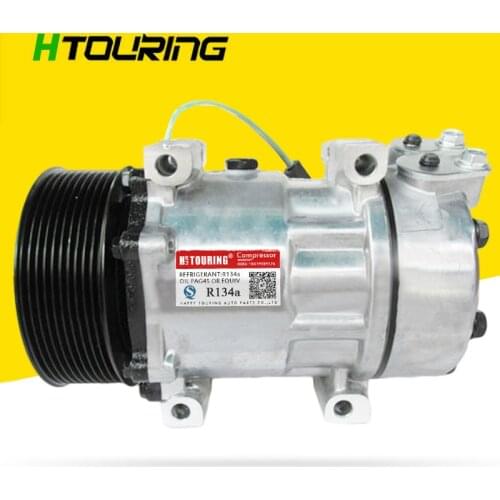 Sanden SD7H15 AC Air Conditioning Compressor for Scania P G R T series R380 R340 G420 R500 R580 R620 1531196 1888032 SANDEN 8295