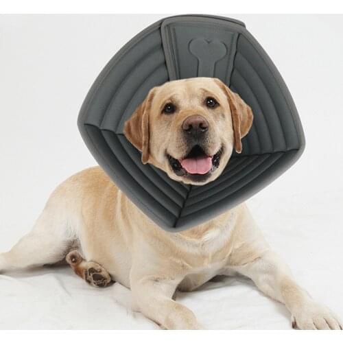 Pet Dog Cone Collars Cat EVA Anti Bite Scratching Elizabeth Collar For After Surgery Pets Recovery Protective Collars