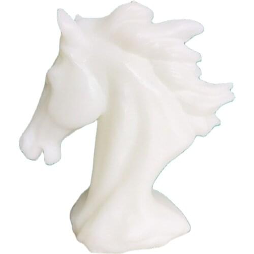 Horse Candle dinner Smokeless tasteles White or Black Horse Candle
