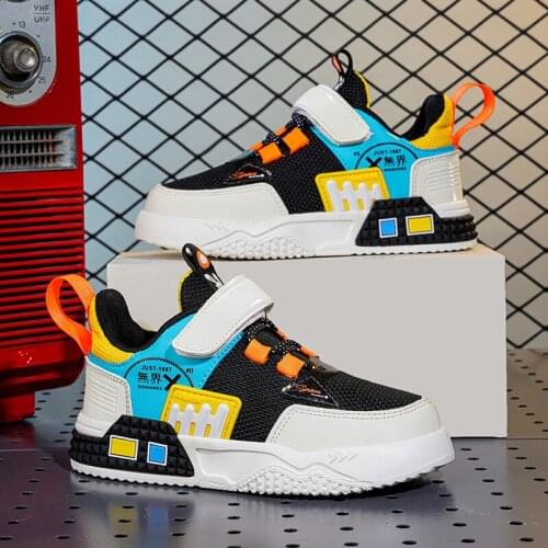 Boys Casual Sports Shoes Children Running Skate Shoes Boys Girls Sneakers Skateboard Breathable Outdoor Shoes Kids Zapatillas