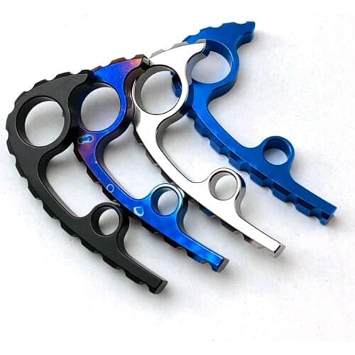 Multicolor Folding Pocket Knife Titanium Back Spacer Alloy Shank Spine Keel Easy to install For Para 3 Replacement