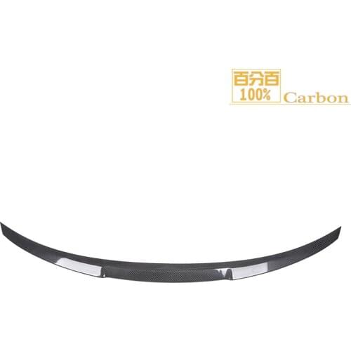 F82 Carbon Fiber Rear Trunk Spoiler Wing Fits For M4 F82 Ducktail Lip Boot Wing V Style Real Dry Carbon