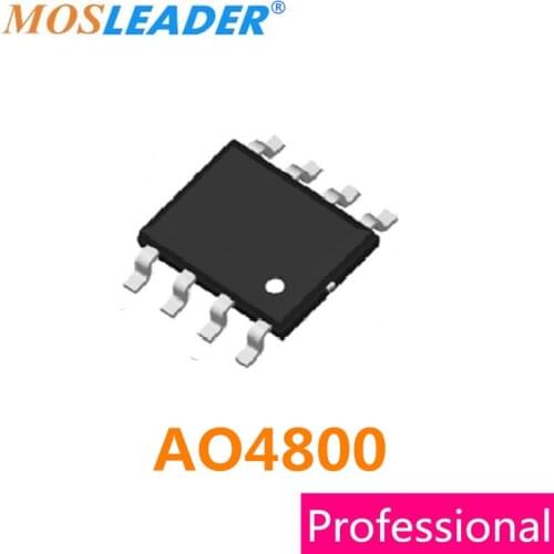 Mosleader AO4800 AO4800B SOP8 100PCS 1000PCS Dual N-Channel 30V Chinese Mosfets High quality