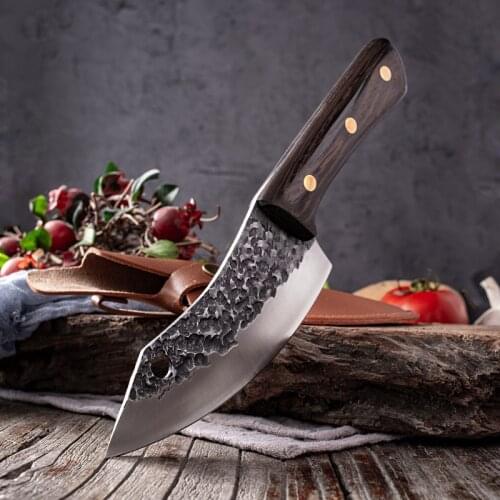 Handmade Slaughter Cutting knife Deboning Shaving Stainless Steel Meat Cleaver Butcher Knife Slaughtering Pig Lamb Fish Knife