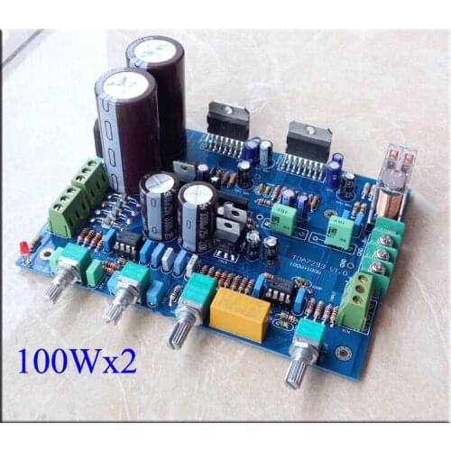 TDA7293 100W + 100W NE5532 Front Power Amplifier Board 140X103MM