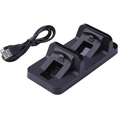 Dual USB Charging Dock Station Stand for PS4 PlayStation 4 DC 5V Wireless Game Controller Handle Charger Cradle Bracket for PS 4
