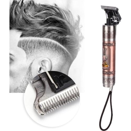 Profession Hair Clipper USB Rechargeable Male Electric Clipper Hair Trimmer Salon Hair Clipper Low Noise Haircut Electric Fader