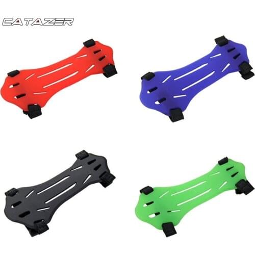 Archery Armguard Bow Shooting Hunting Arm Protection Guard W/2-Straps Protector Convenient Easy To Carry Strong Protection