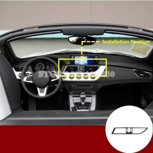 Carbon Fiber Inner Centre Console Air Vent Outlet Cover For BMW Z4 E89 2009-2015 Car accesories interior Car decoration