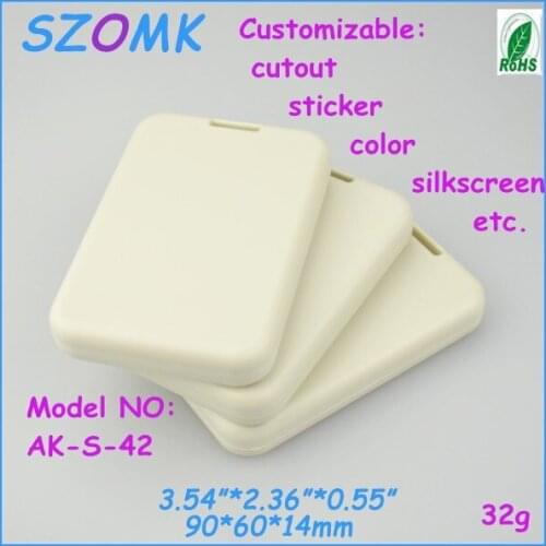 Waterproof small instrument case (10 pcs) 90*60*14mm customizable electronics enclosures for pcb distrubition enclosure