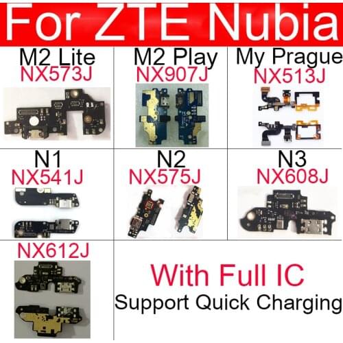 USB Charger Charging Board For ZTE Nubia M2 Lite NX573J M2 Play NX907J My Prague NX513J N1 NX541J N2 NX575J N3 NX608J NX612J