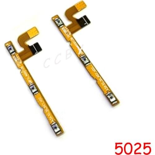 10pcs Power ON OFF Volume Up Down Side Button Flex Cable For Alcatel 3C 5026D 5026 5026A Power On Off Volume Switch Flex