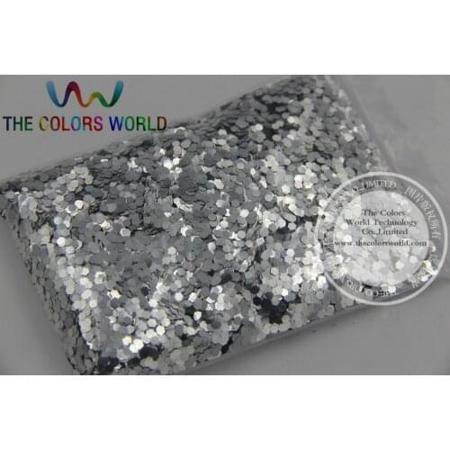 2mm Bright Silver Sprinkling Color Glitter Spangles for Art and Nail decoration DIY sequins