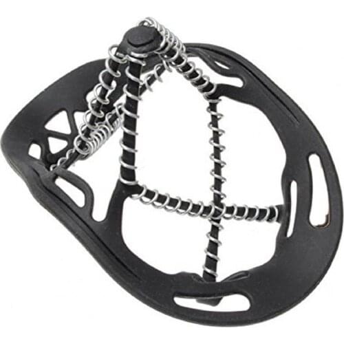 2Pcs Anti-Skid Silicone Crampons Shoe Gripper Protective Cover for Outdoor Climbing Skiing Ice Skating