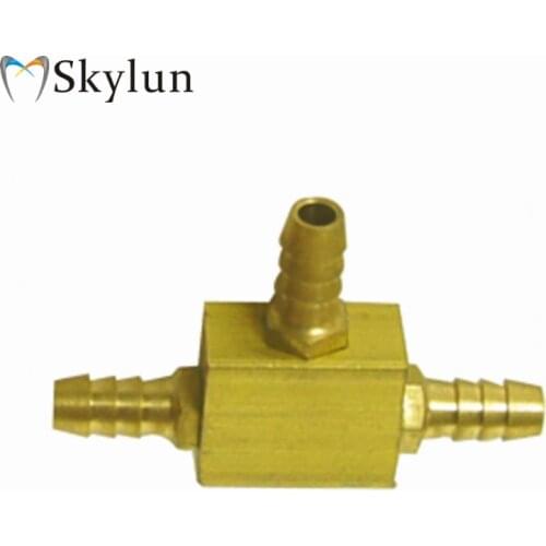 5PCS Dental valve dental Chair Unit Three Accept Valve 3mm 3 WAY valve Copper Connectors High Quality SL1219