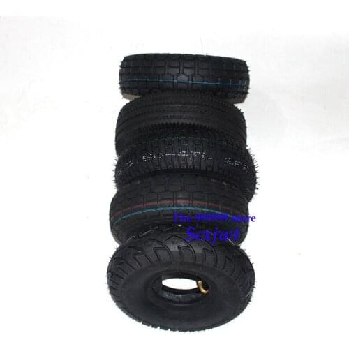 5 types of tire 4.10/3.50-4 410/350-4 ATV Quad Go Kart 47cc 49cc Chunky 4.10-4 Tire inner tube Fit All Models of 4.10/3.50-4