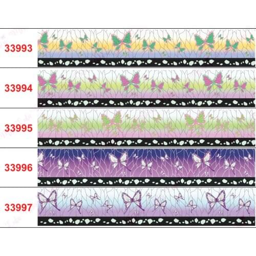 50 Yards 16mm/25mm/38mm Japanese Bow Cartoon Series 17 Printed Grosgrain Ribbon/Elastic Band DIY Handmade Materials