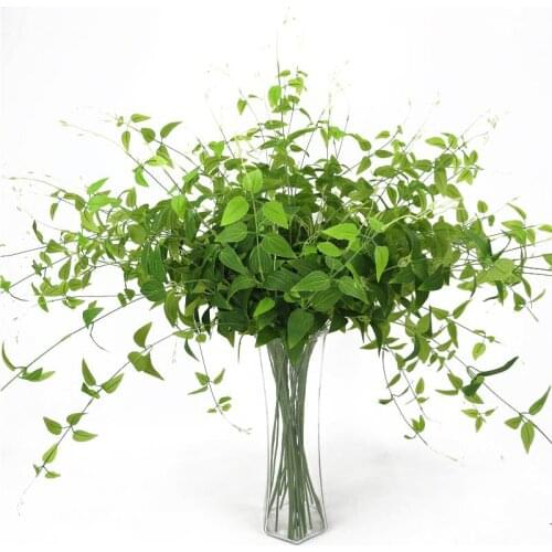 96cm Artificial Plant Stem Flexible Lonicera Japonica Leaf Hanging Vine artificial plants for home decor искусственные растения