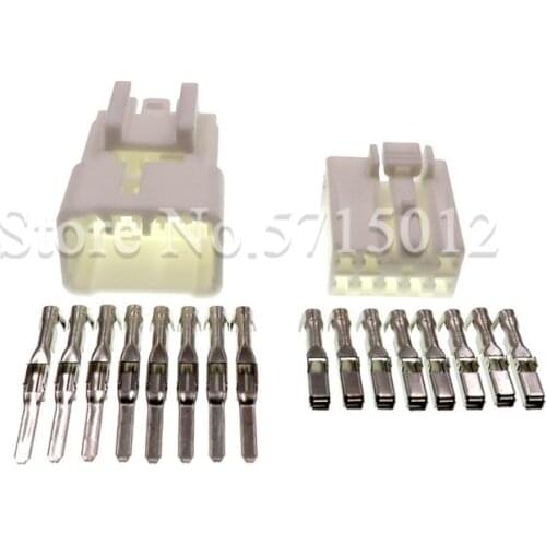 8 Hole 7283-1080 MG651050 Car CD Wire Socket Automotive Multimedia Navigation Power Connector Female Male Plugs For Toyota