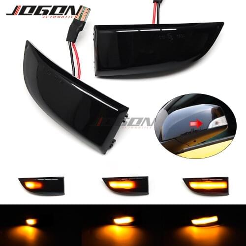 For Renault Megane MK3 Scenic Fluence Latitude Safrane Car LED Dynamic Turn Signal Light Side Mirror Indicator Blinker Lamp