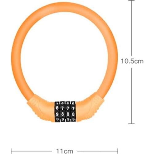 Digit Bicycle Chain Lock Anti-theft Bike Lock Anti-Cutting Alloy Steel Motorcycle Bike Cable Code Password Lock Bike Accessories