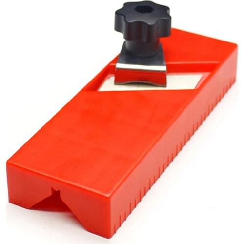 Woodworking Plane Gypsum Board Chamfering Planer Sharp Edges Durable Hand Tools Mini Corner 45 Degree Bevel 150*55*24mm 45° ABS