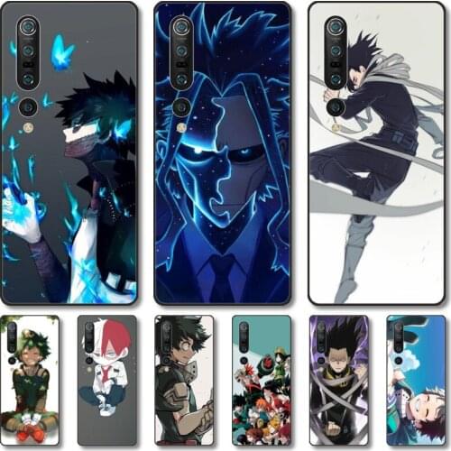 Anime hero Phone Case For Xiaomi MI 11 10 9 5g Lite Ultra Pro Note S Black Shell Cover