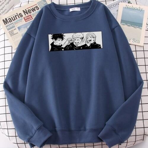 Jujutsu Kaisen Anime Sweatshirt Male Creative Sport Autumn Clothing Vintage Funny Hoodie For Men Fleece Oversized Tracksuits