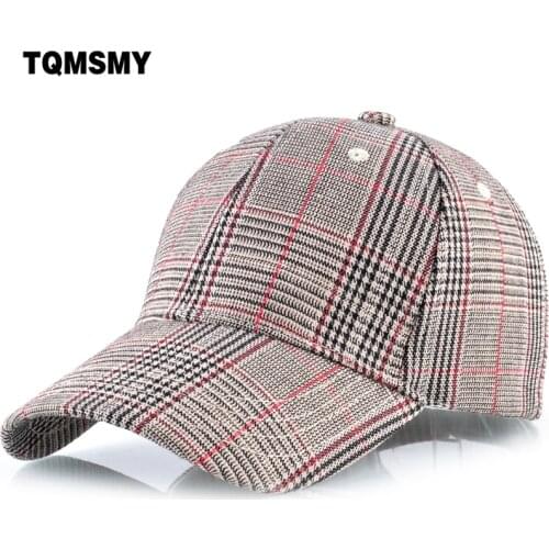 TQMSMY Classic plaid men baseball cap for women men snapback hats casquette Outdoor summer baseball hat caps TMBS55
