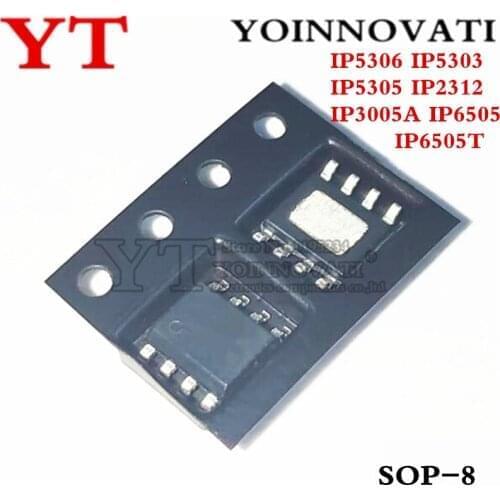 2pcs-5pcs/lot IP5306 IP5303 IP5305 IP2312 IP3005A IP6505 IP6505T SOP8