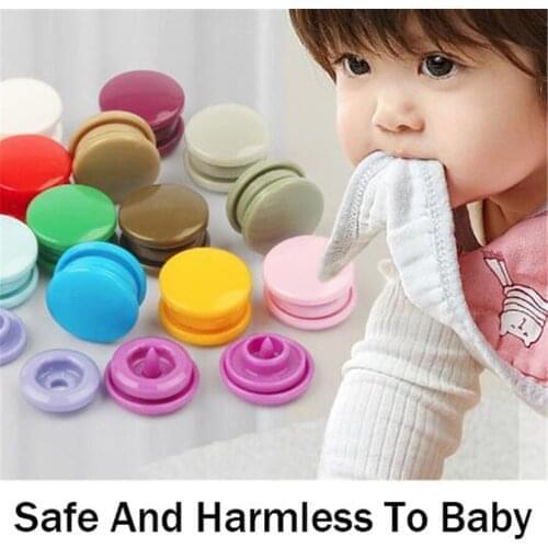 Hot 20Sets Plastic Snaps Button Fasteners KAM T5 Bag Folder Dark Buckle Button Resin Garment Accessories For Baby Clothes