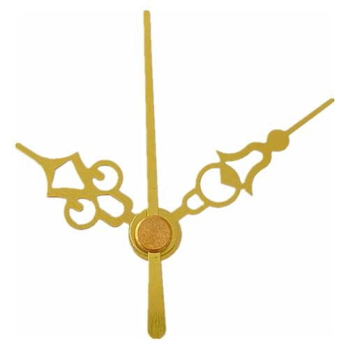 Wholesale 50Sets Short Gold Metal Quartz Clock Needle Clock Hands For DIY Desk Clock