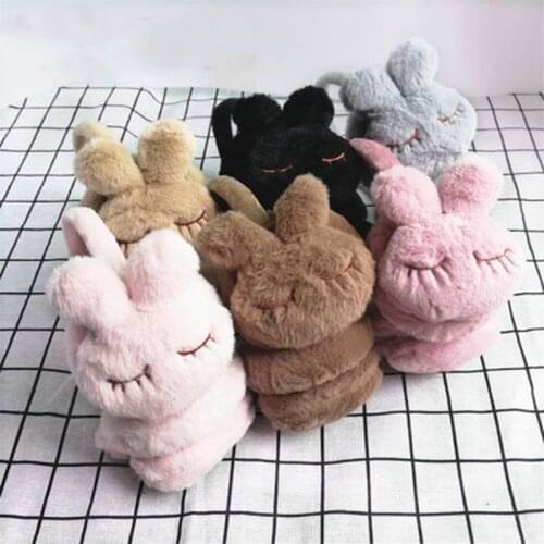 New Cute Winter Warm Earmuff for Girls and Boys Plush Warm Rabbit Earcap Children Lovely Winter Earmuffs Ear Cover Earwarmers