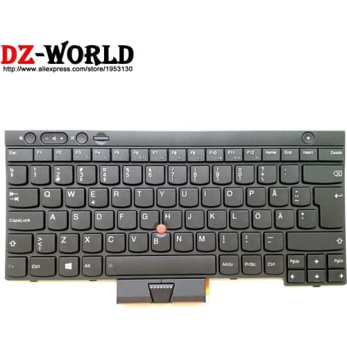 New/orig Swedish Finnish Keyboard for Thinkpad L430 L530 T430 T430i T430S T530 T530i W530 X230 X230i X230T Teclado 04X1341