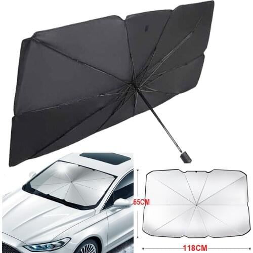 Car Windshield Foldable Sunshade Umbrella Parasol Front Window Sun Shade Covers Protector Interior UV Protection