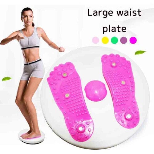 Yoga Sport Fitness Balance Board Wobble Waist Twisting Fitness Body Exercise Rotating Sports Magnet Massage Wriggling Plate