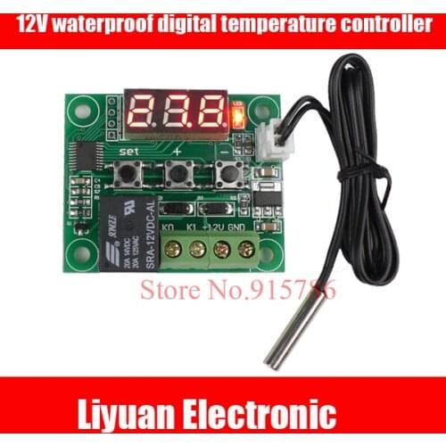 XH-W1209 high precision temperature control module / waterproof digital temperature controller / 12V thermostat switch