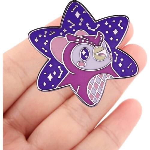 DZ1464 Animal Cute Owl Creativity Enamel Pins Badge for Backpack Collar Lapel Pin Hat Jewelry Birthday Gifts for Friends