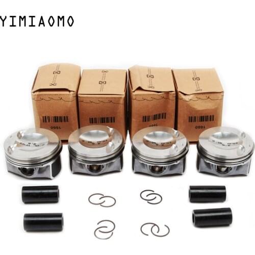 06H 107 065 DD Pin 23mm Engine Pistons & Rings Assembly For Audi A3 A4 A6 Q5 VW Passat CC Golf SKODA Seat 2.0T 06H 198 151 C
